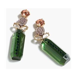 J. Crew Floral Drop Earrings